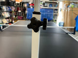 Umpires table adjustable height and versatile