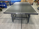 18mm Black top table Tennis Table with Black Legs, fold up playback, big wheels 6 balls and a great net