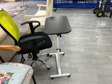 Umpires table adjustable height and versatile
