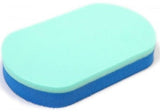 Cleaning sponge at Rodney's table tennis shop