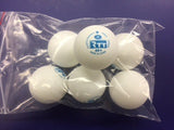 16mm Blue Top Table Tennis table with 75mm wheels 6 balls and a great net