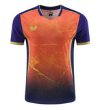 Butterfly Orange Purple gold T shirt