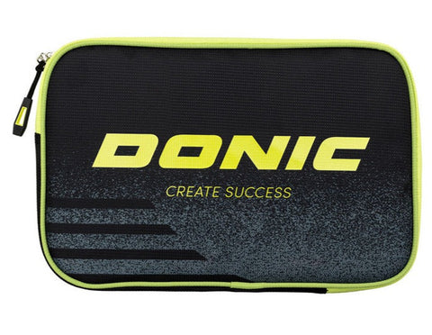 DONIC Single Cover LUX Black/Lime bat case