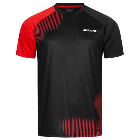 Donic T-Shirt Peak Black/Red