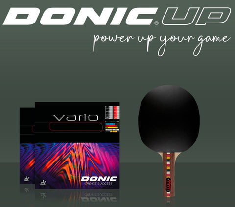 DONIC WALDNER ALLPLAY concave with VARIO rubbers
