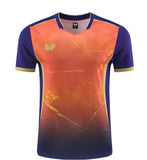 Butterfly Orange Purple gold T shirt