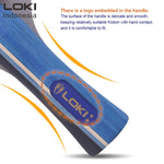 Loki K500 Blue (2 bats/1 case) rubbers blue and black