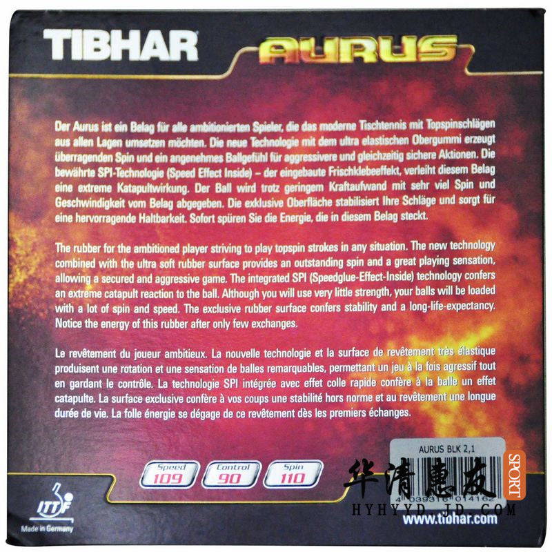 Tibhar Sinus Sound - Tafeltennis Webshop Tibhar Sinus Sound - Tafeltennis Webshop