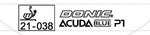 DONIC Acuda Blue P1 rubber