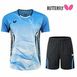 Butterfly Sky Blue/white T shirt
