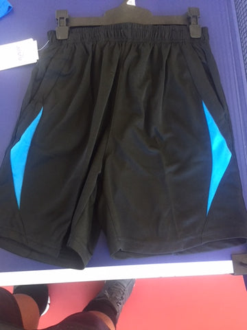 Table tennis shorts (Black and blue trims)
